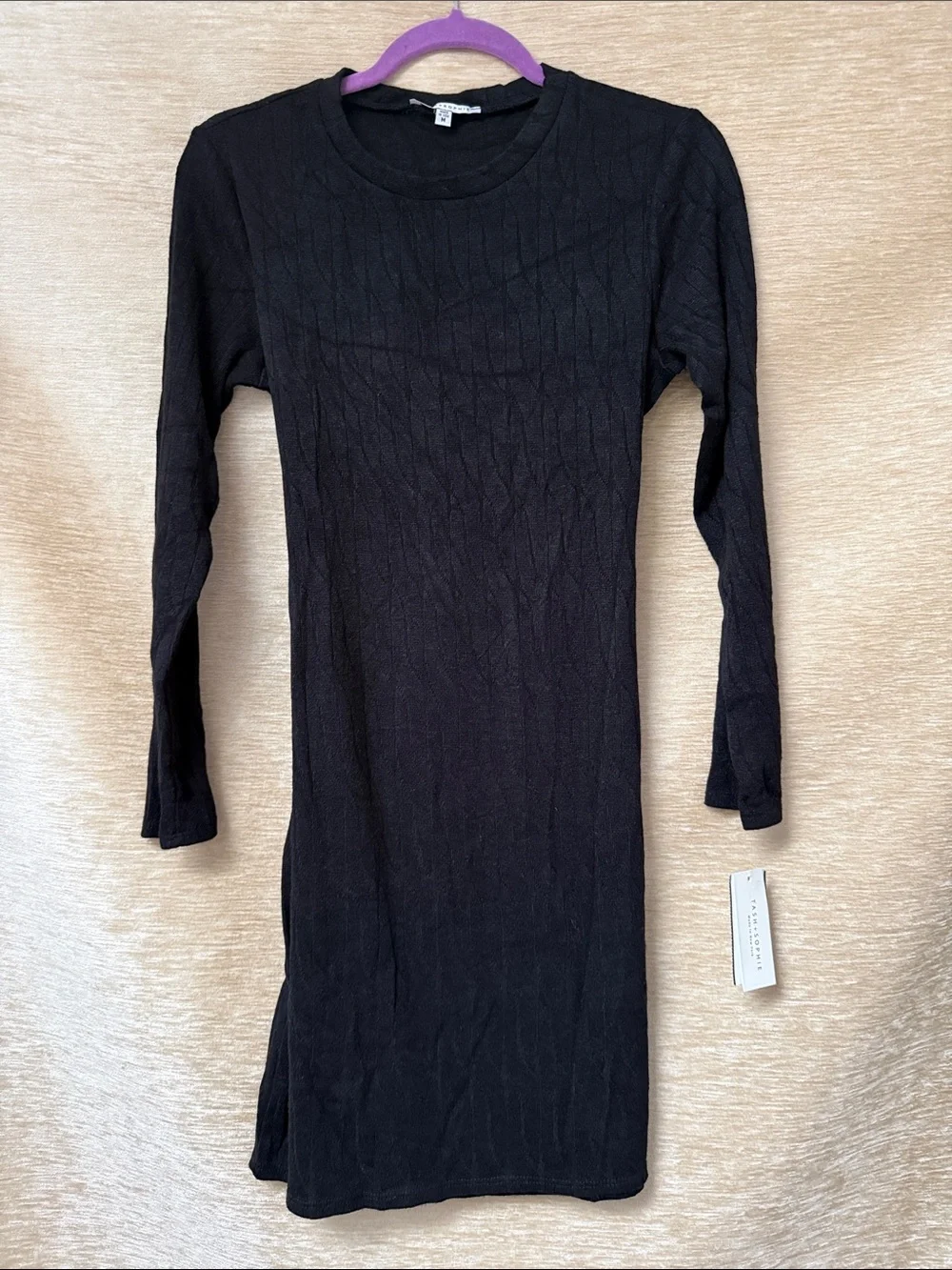 zara ribbed dress long sleeve Gorgeous Multicolor Long Sleeve Ribbed Dress By Zara!! Size Small!!